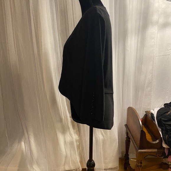 Joseph Ribkoff Tuxedo Jacket Size 14 Black - Picture 2 of 7